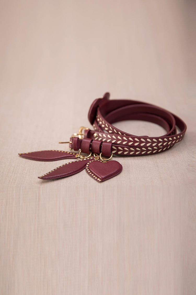 Kainaat Belt - Burgundy