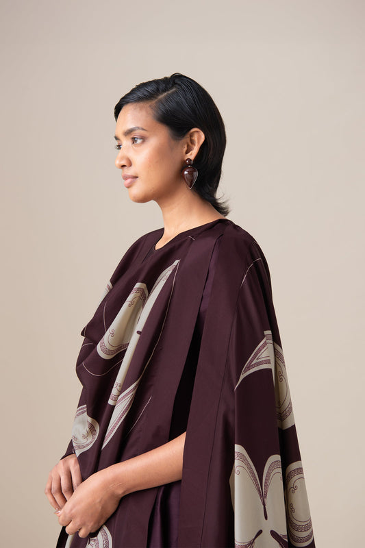 Chanderi Omira Kurta Set – Red