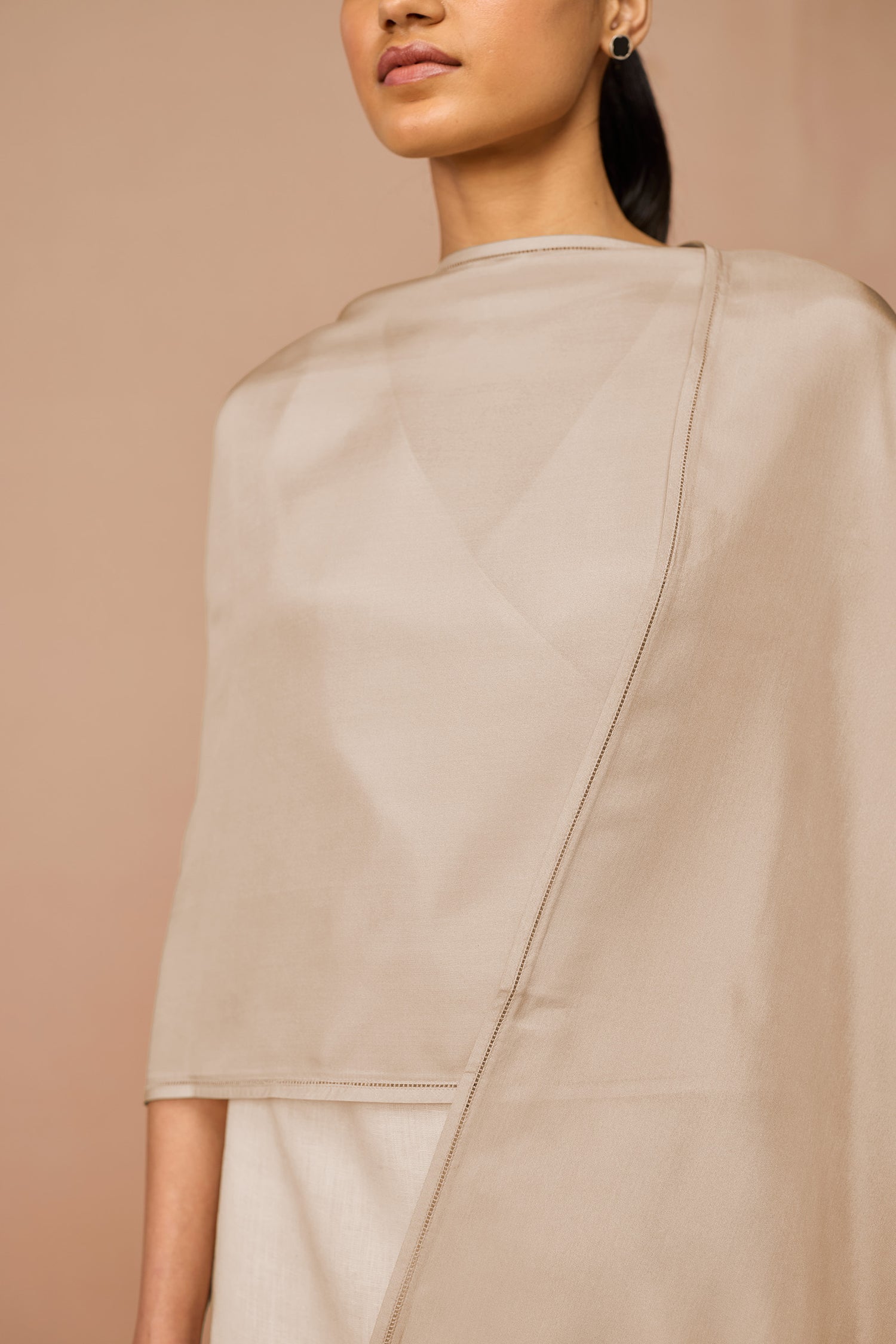 Silk Lois Scarf – Beige