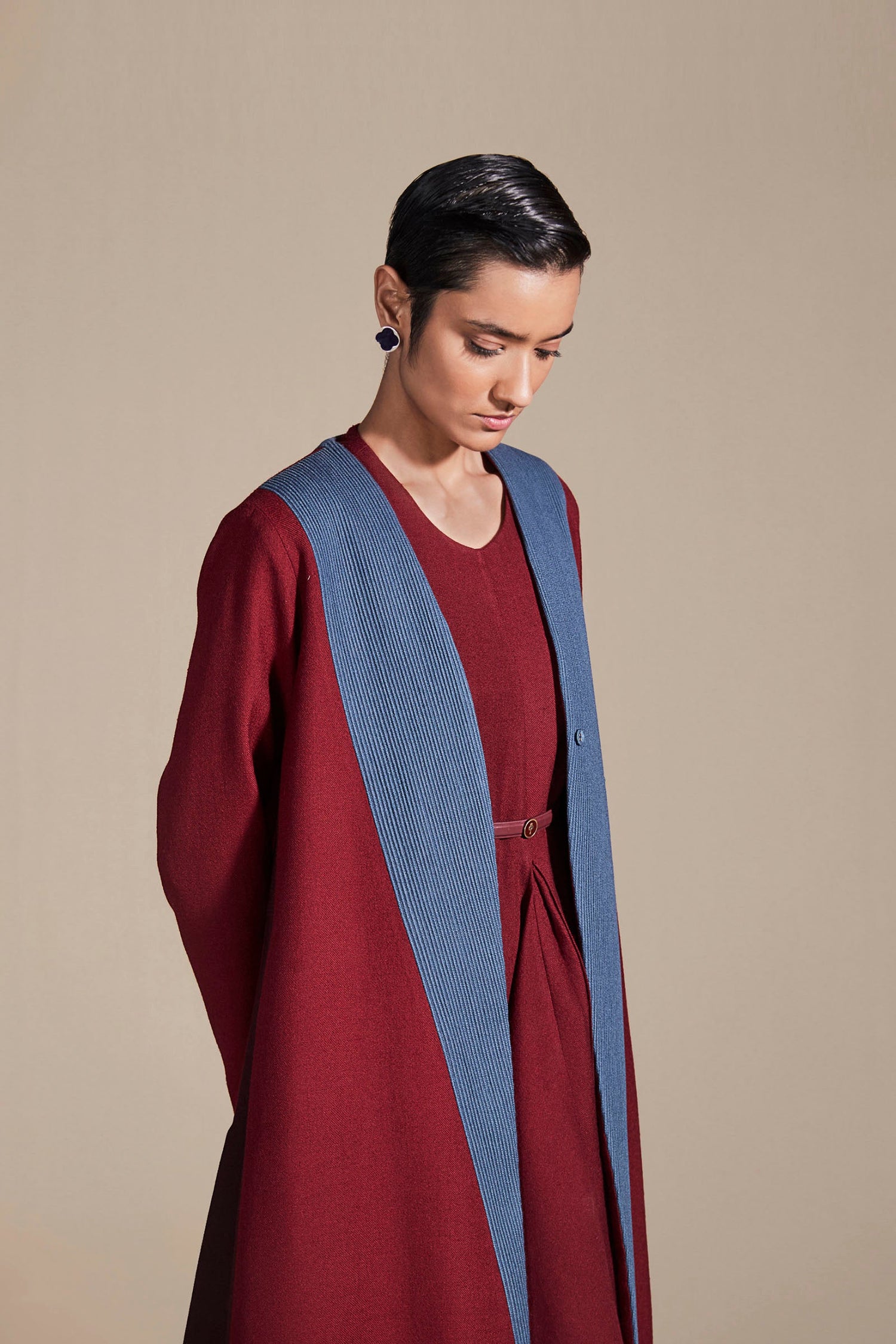 Afiyah Jacket - Maroon