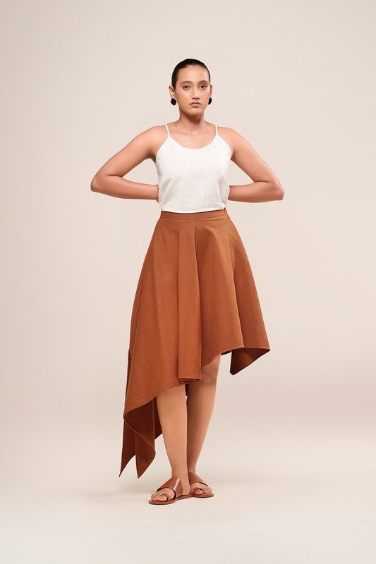 Linen Noa Skirt – Beige