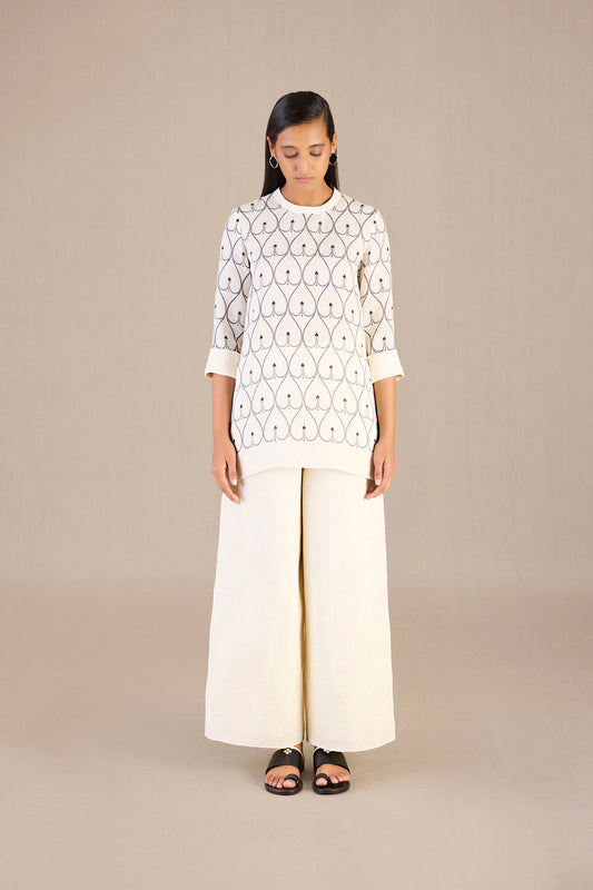 Linen Mia Top Set – Ivory