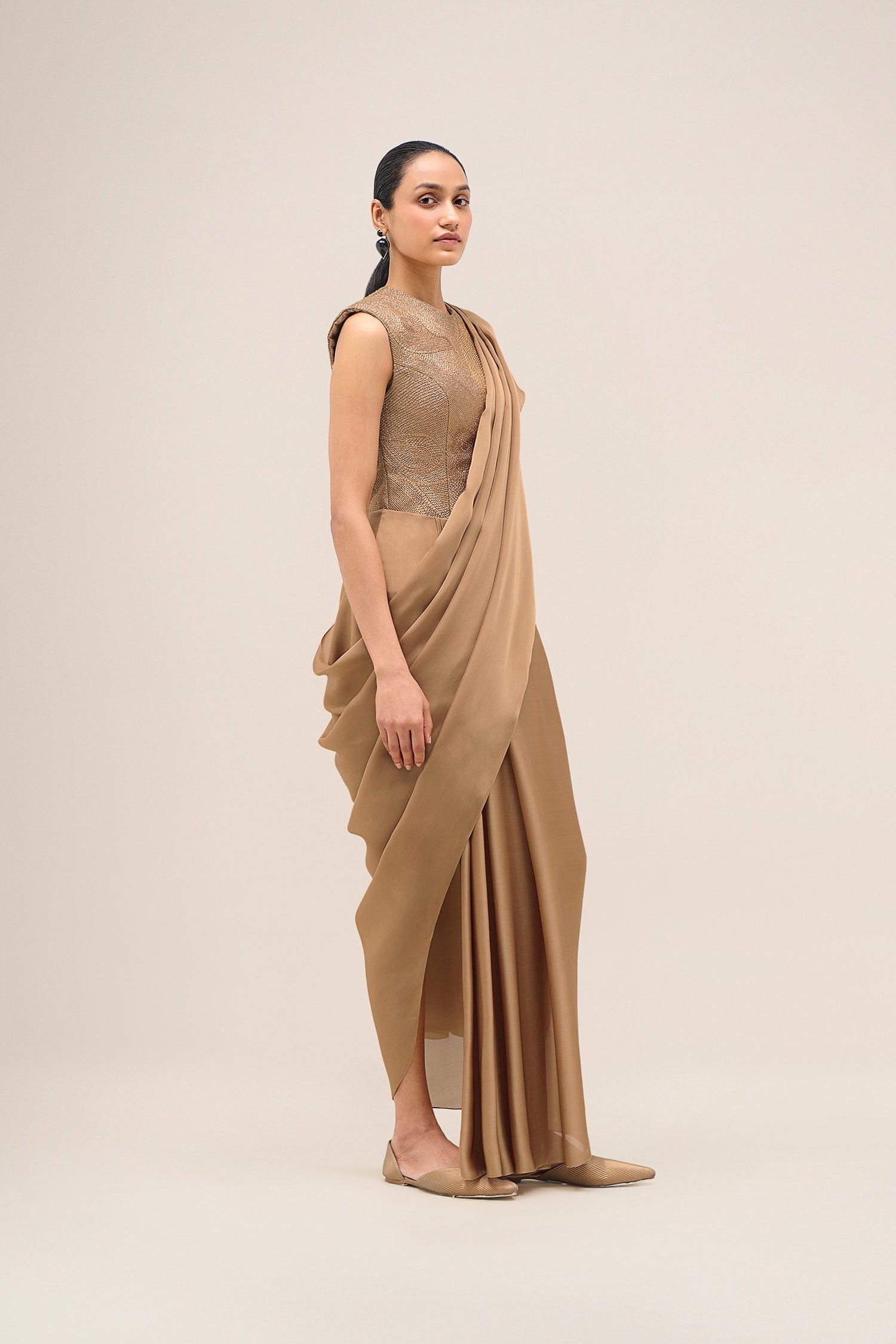 Metallic Sanah Saree Set – Metallics