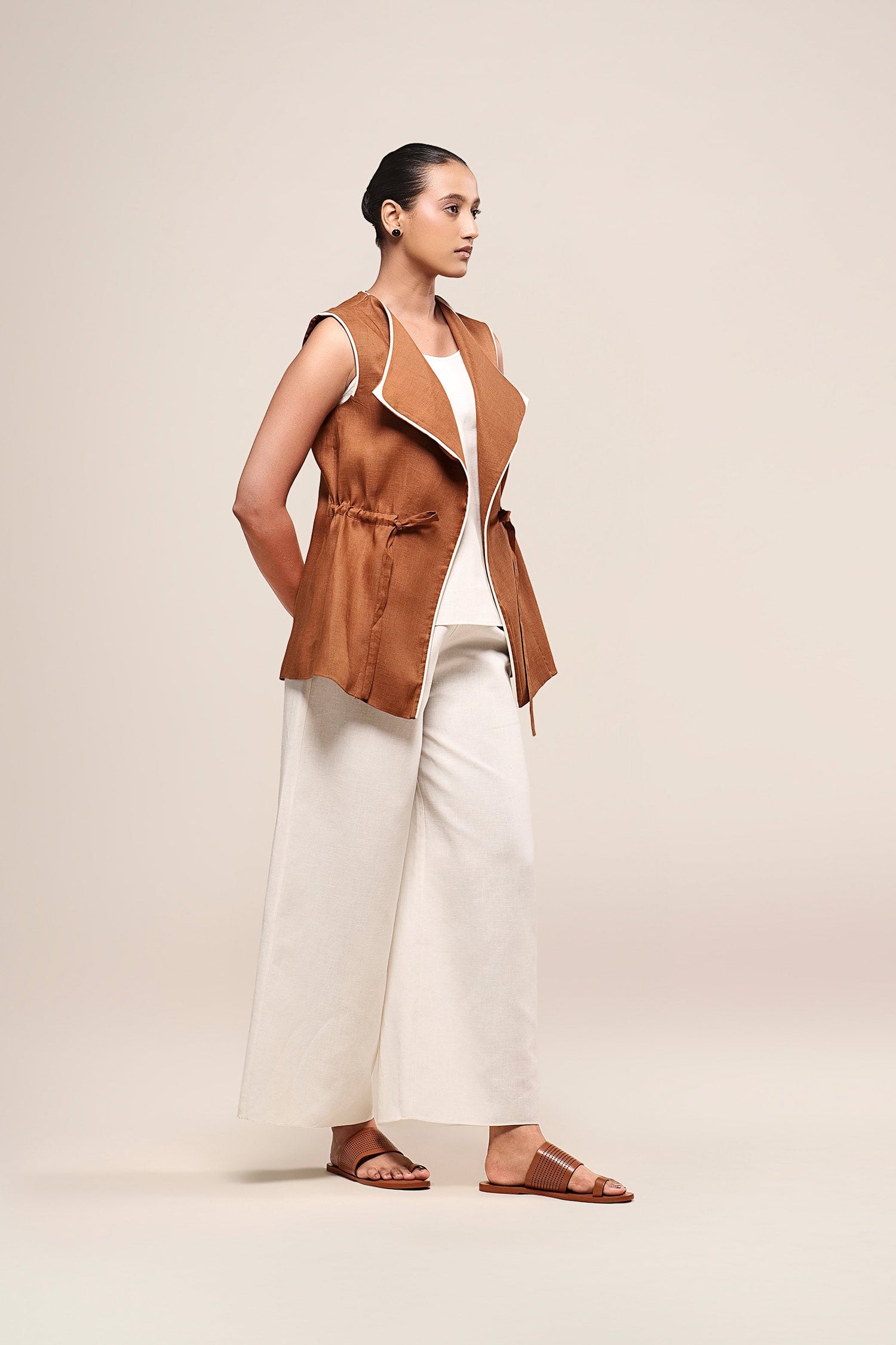  Linen Elmira Jacket – Beige
