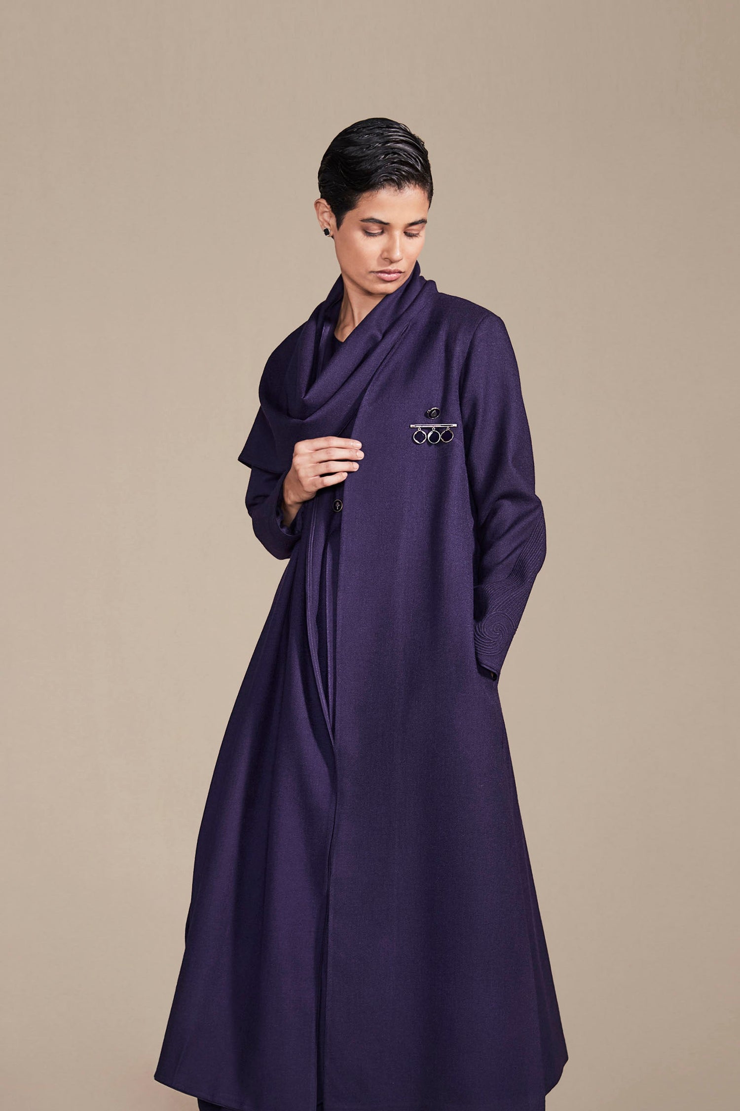  Wool Keisha Jacket – Purple