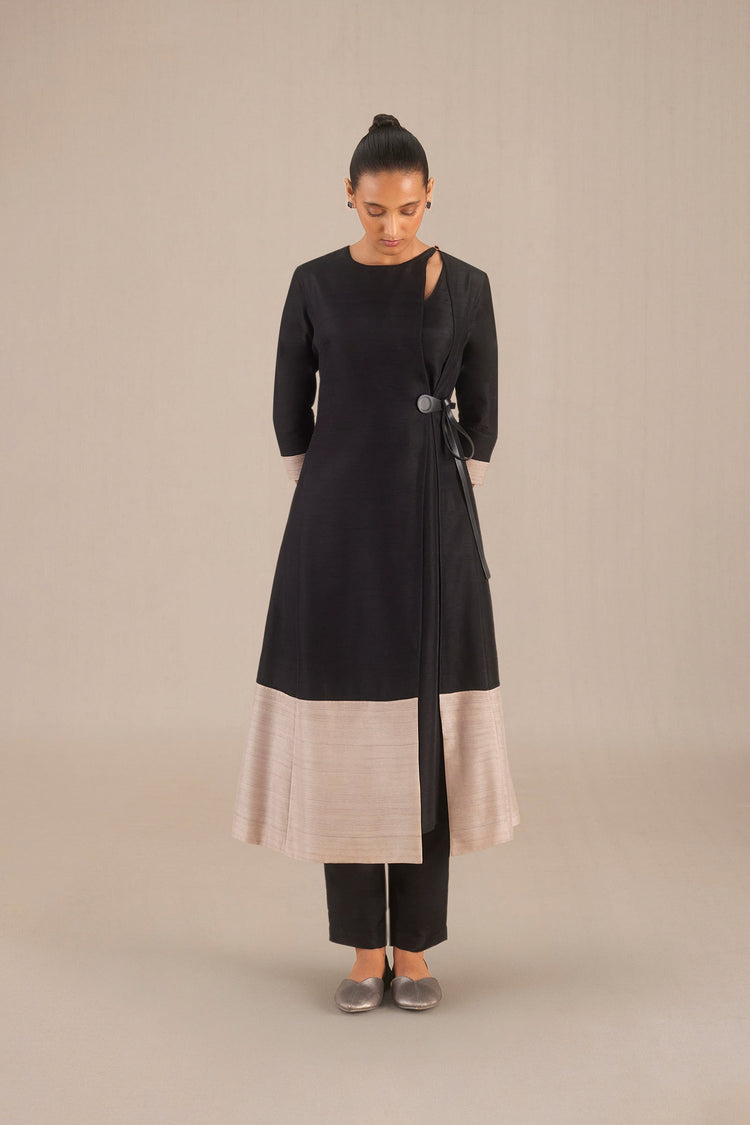 Heba Kurta Set - Black