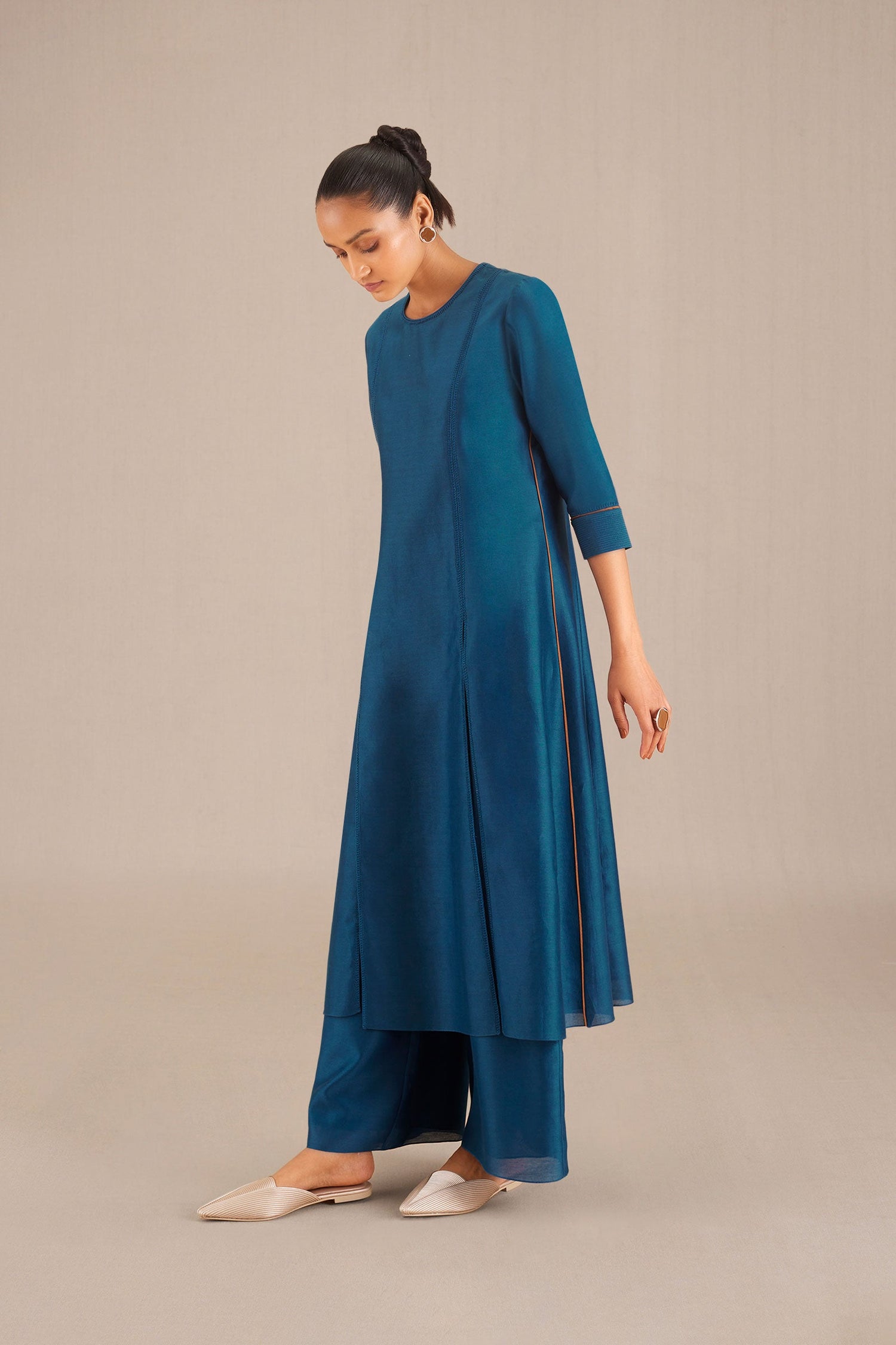 Akira Kurta Set - Teal 