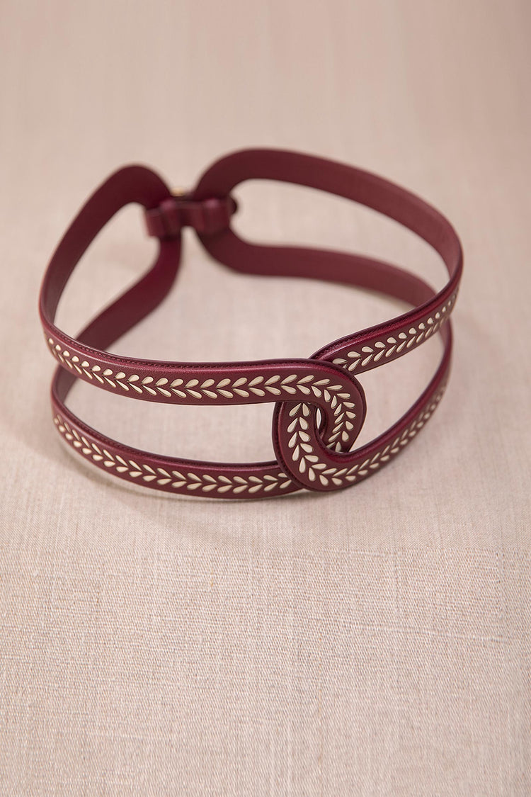 Adara Belt - Burgundy