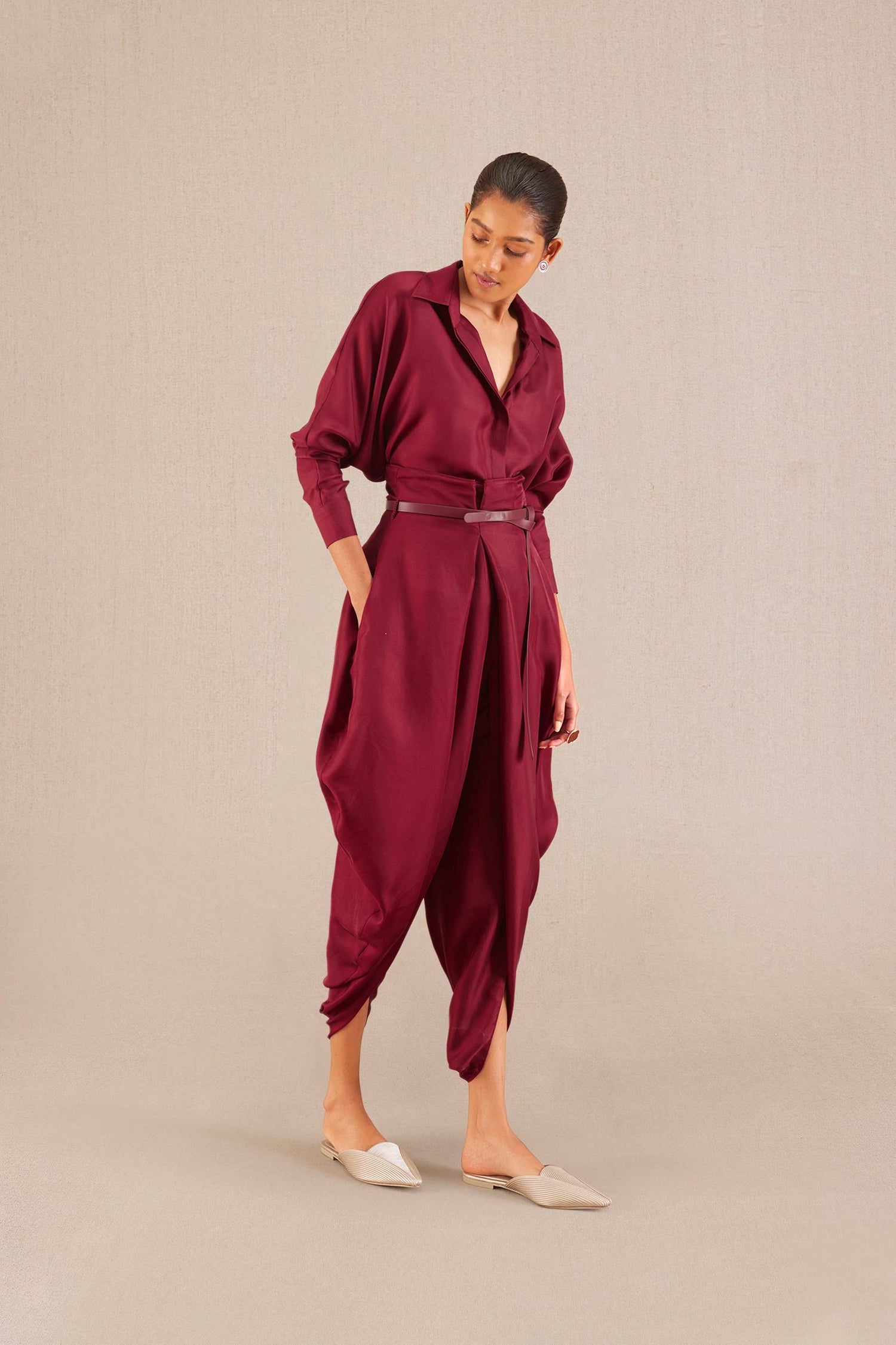 Mehr Co-ord Set - Wine 