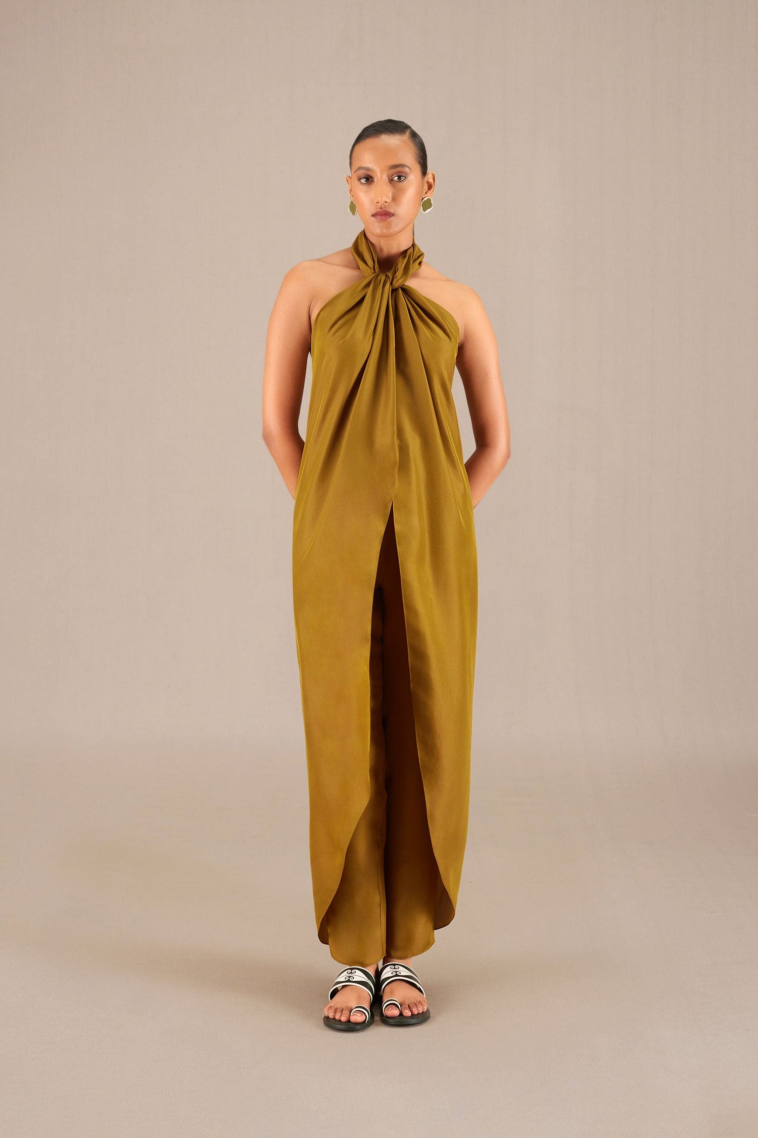 Ezra Dress Set -  Camel 