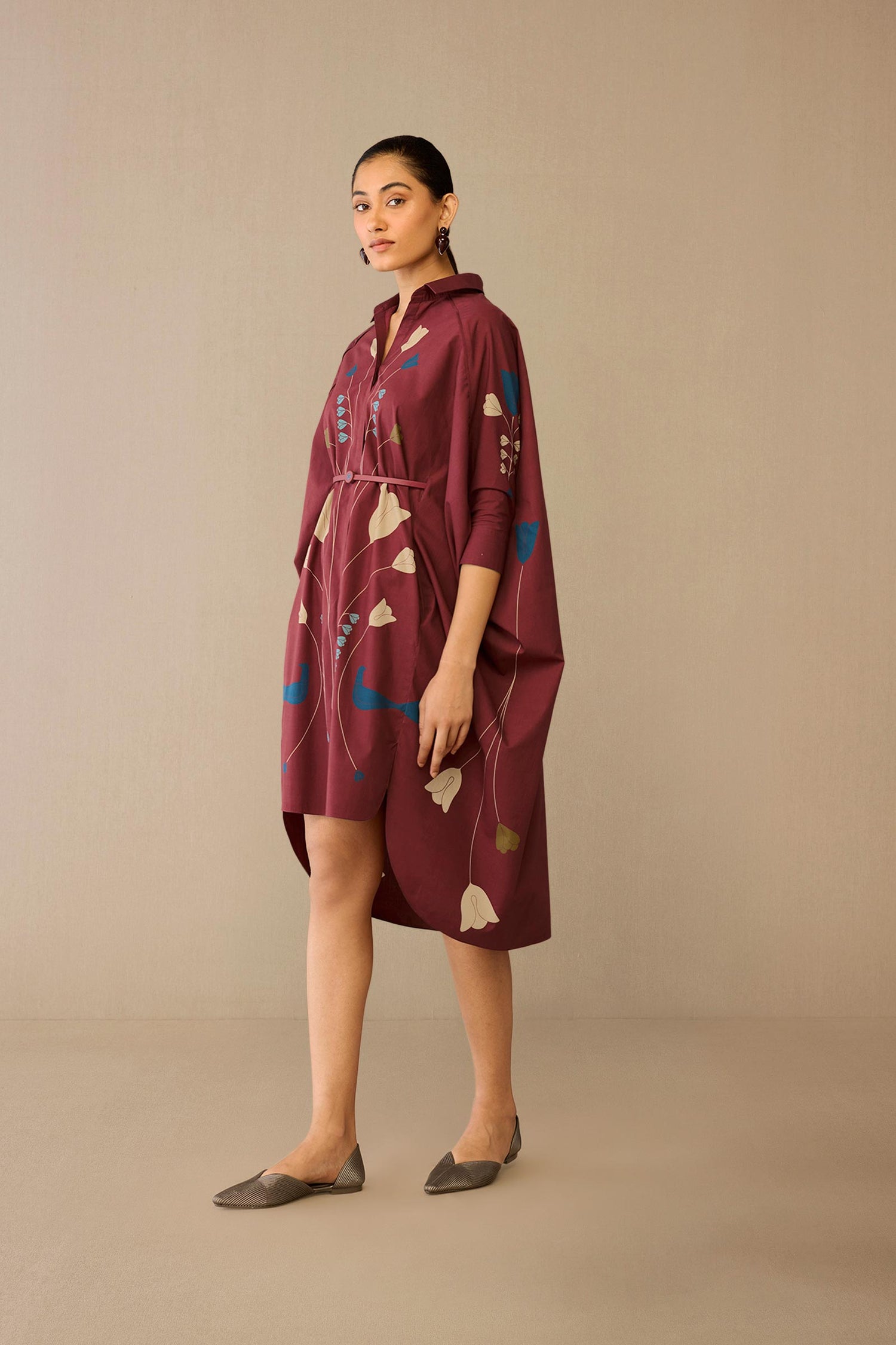 Cotton Viola Dress – Red
