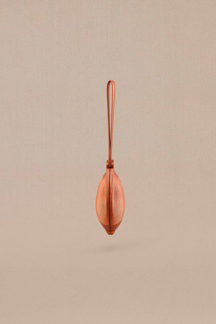 Kudrat Top Handle Bag - Metallic Copper