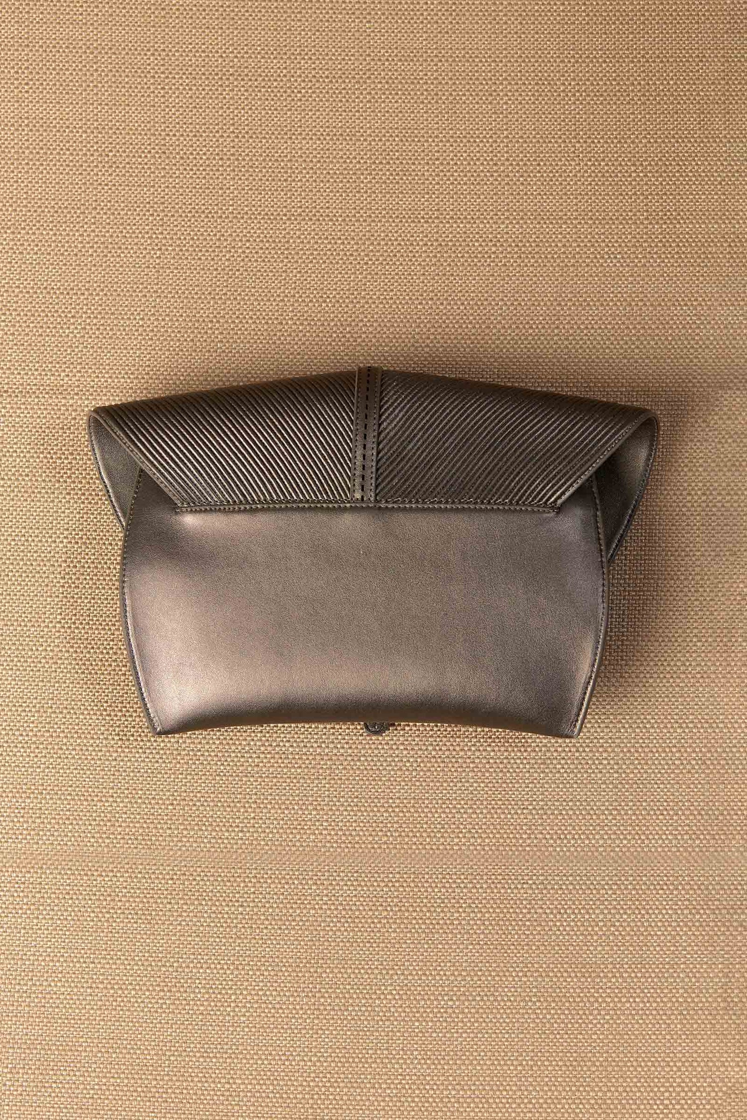 Myah Mini Clutch - Gunmetal