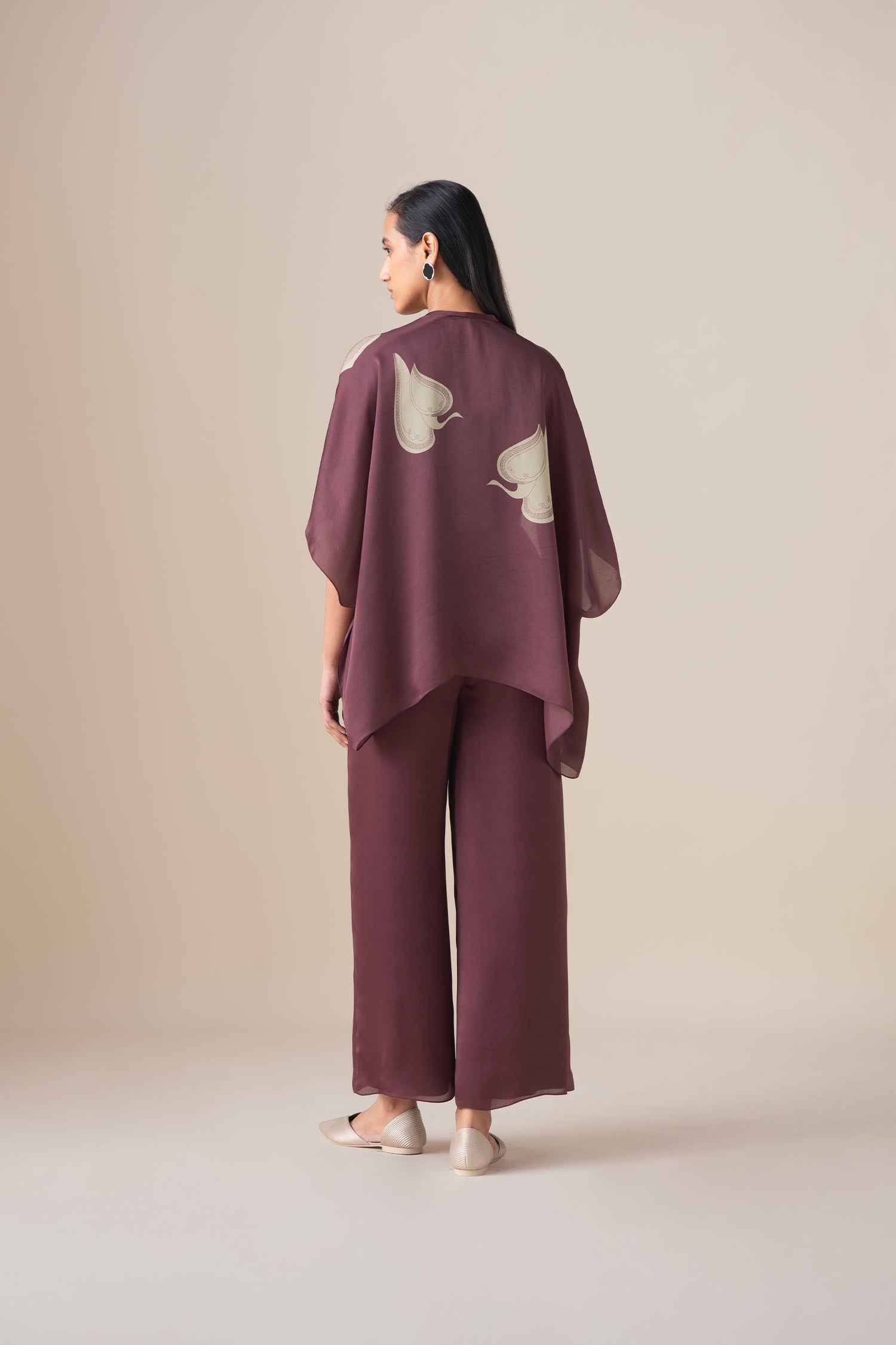  Organza Veya Cape – Pink