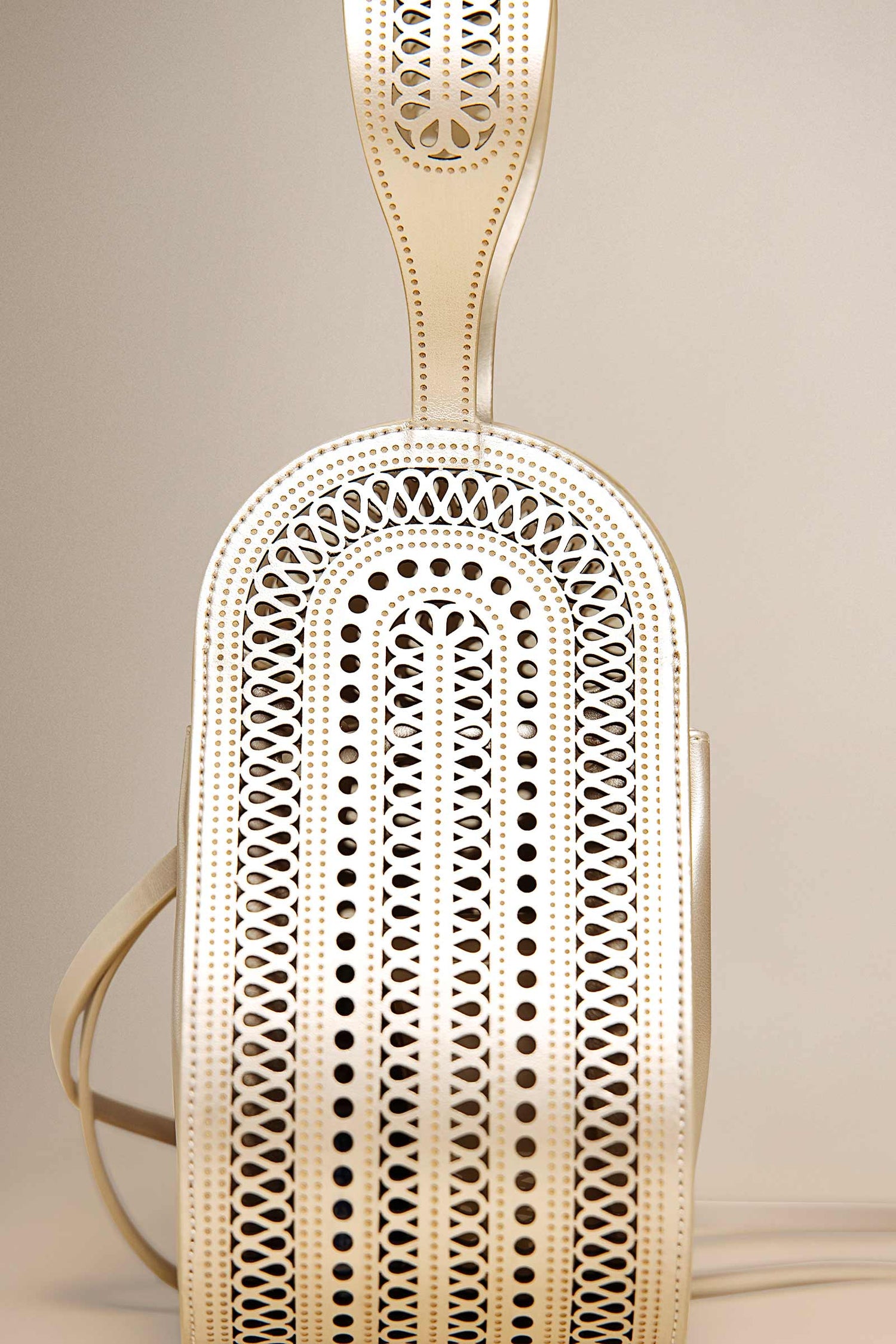  Faux Leather Sirola Bucket Bag – Metallics