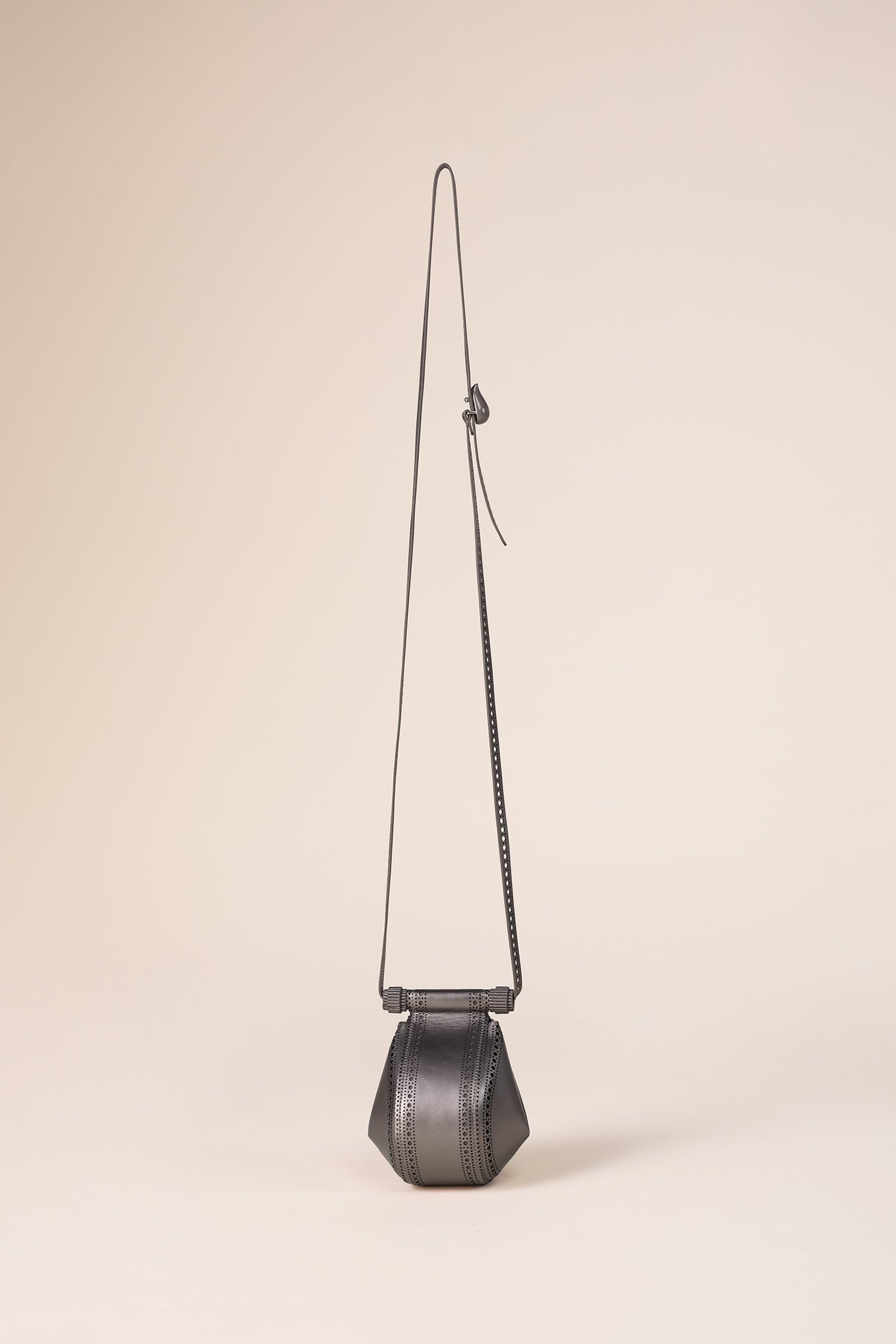   Faux Leather Zimri Bag – Metallics