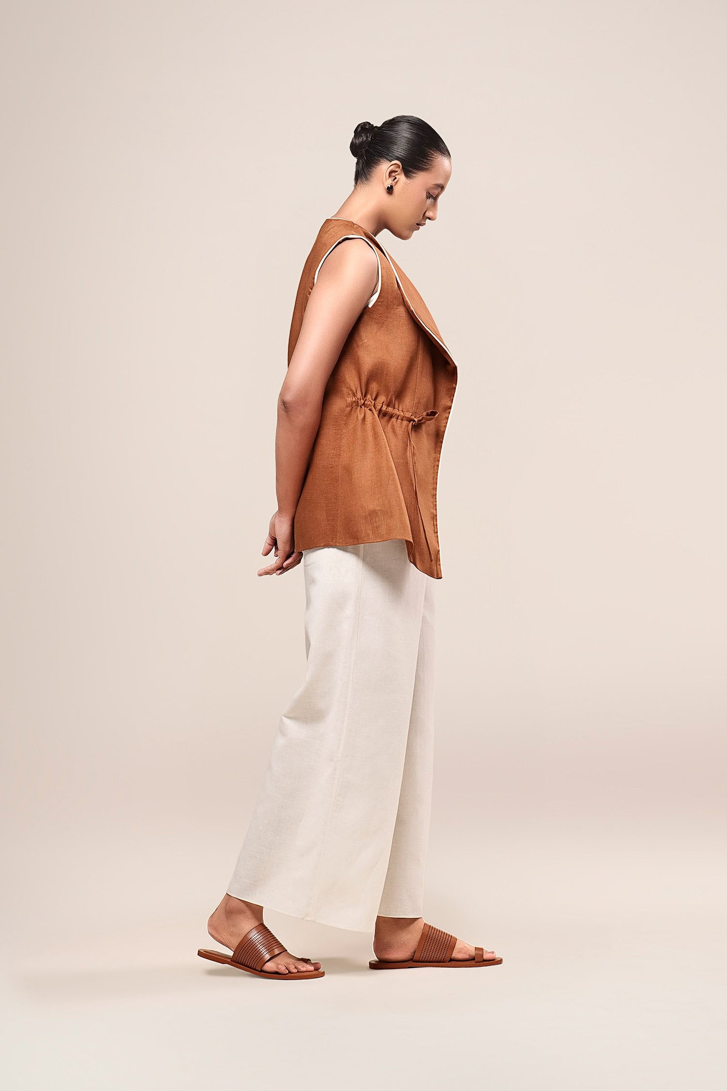  Linen Elmira Jacket – Beige