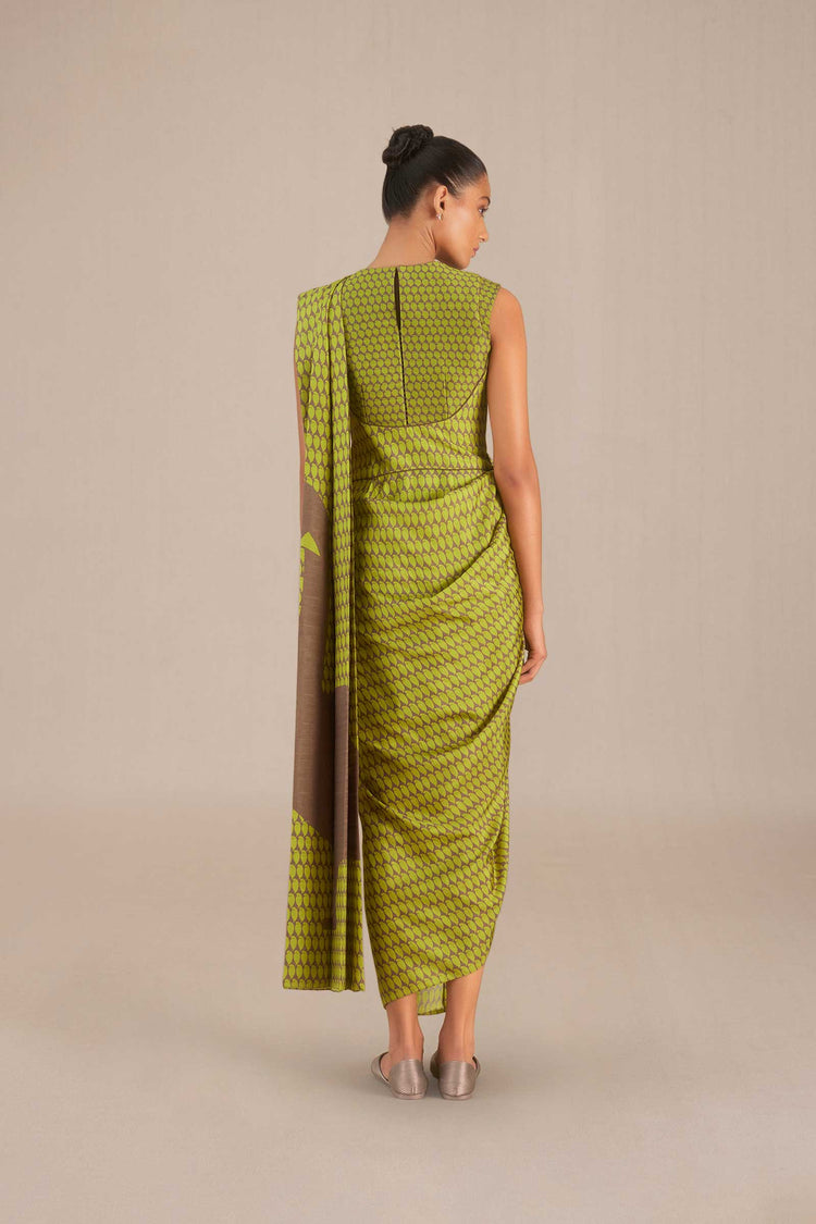 Ainaz Saree - Leaf