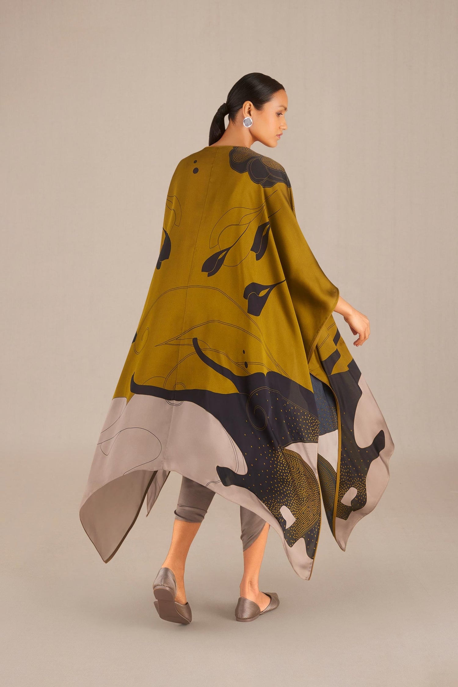 Asfa Cape Set - Camel 
