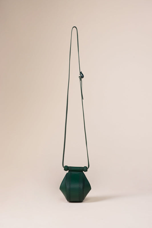  Faux Leather Zimri Bag – Green