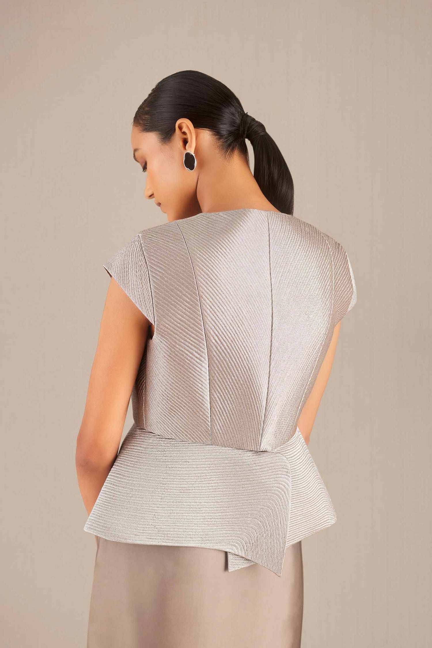 Esme Jacket - Metallic Silver 