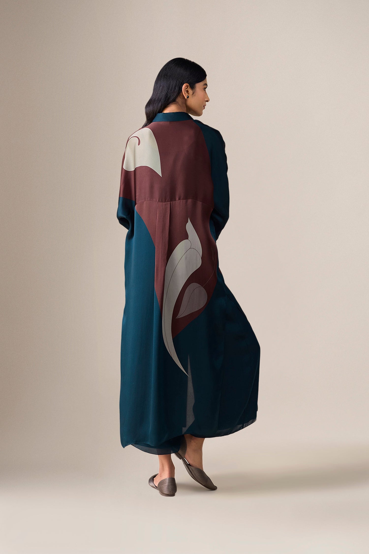  Organza Silfira Tunic Set – Blue