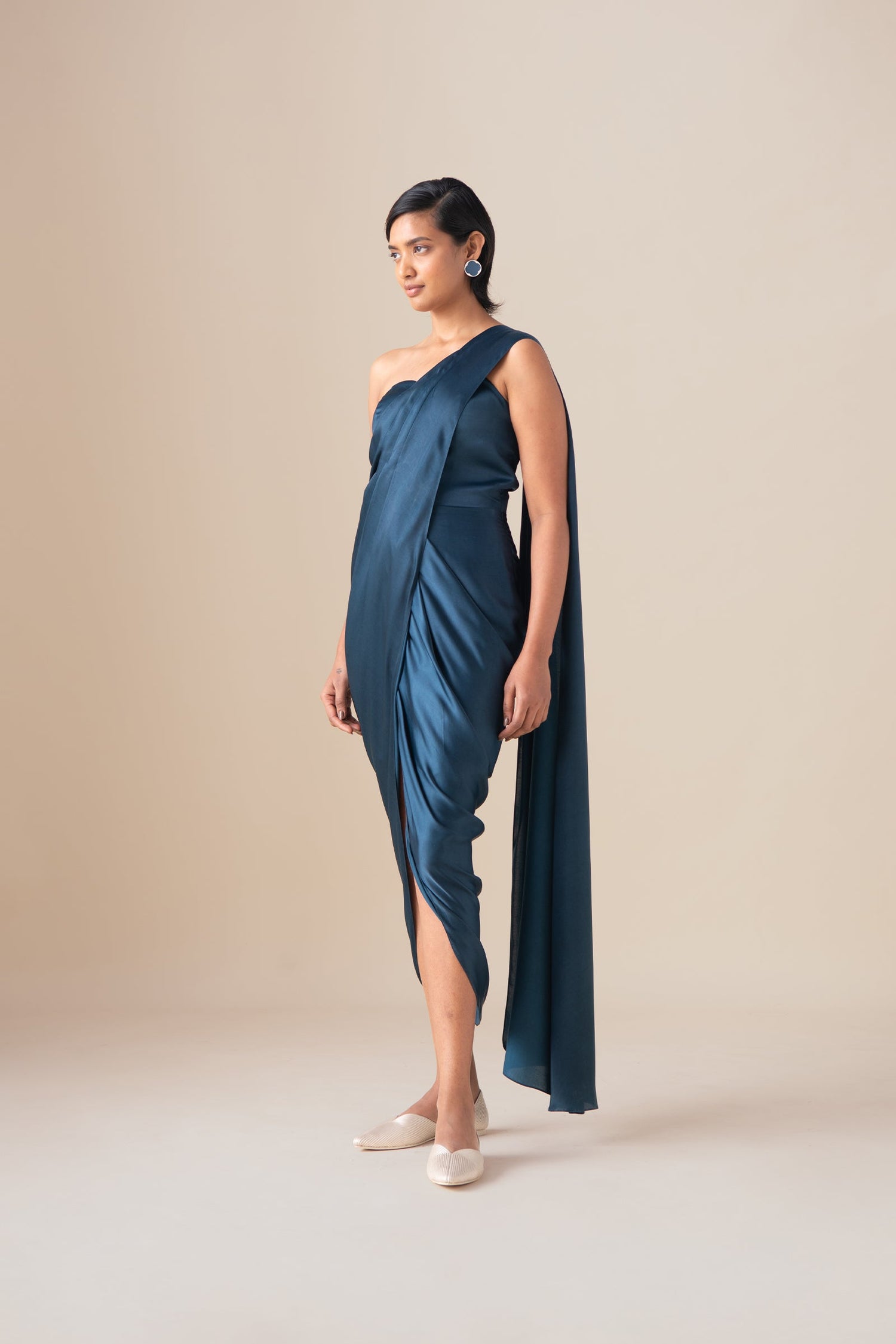  Habutai Sidra Jacket Set – Blue