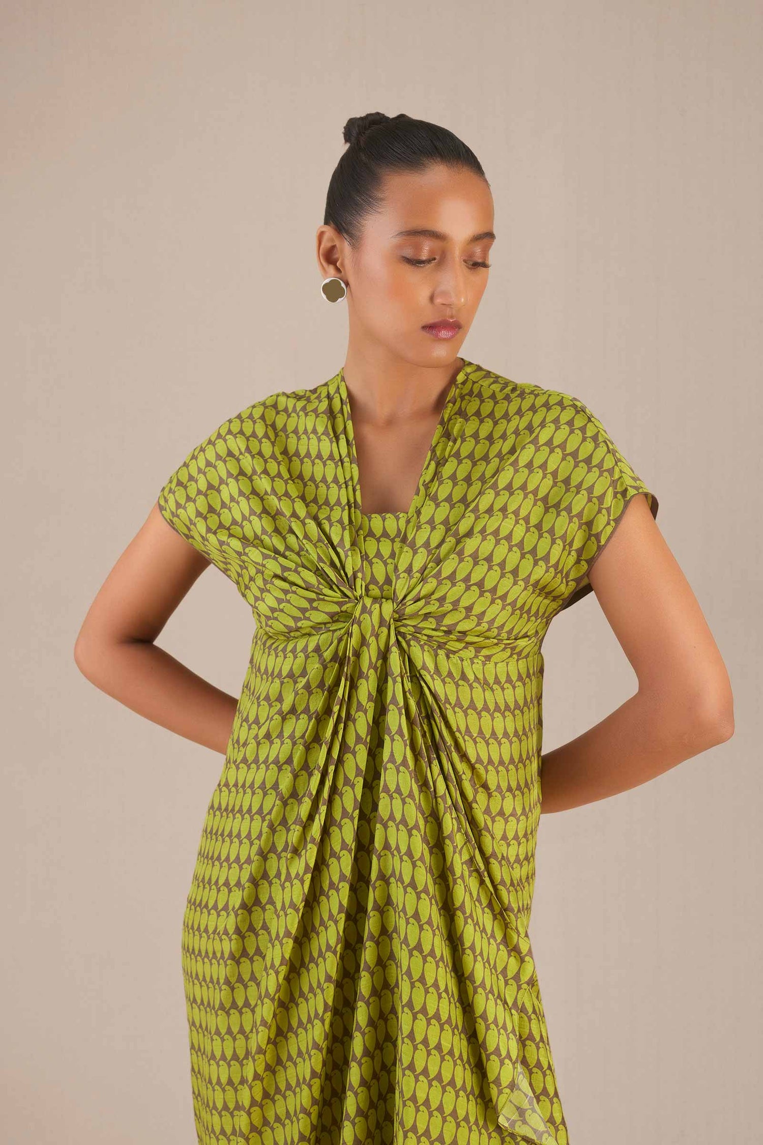 Diah Dress - Leaf