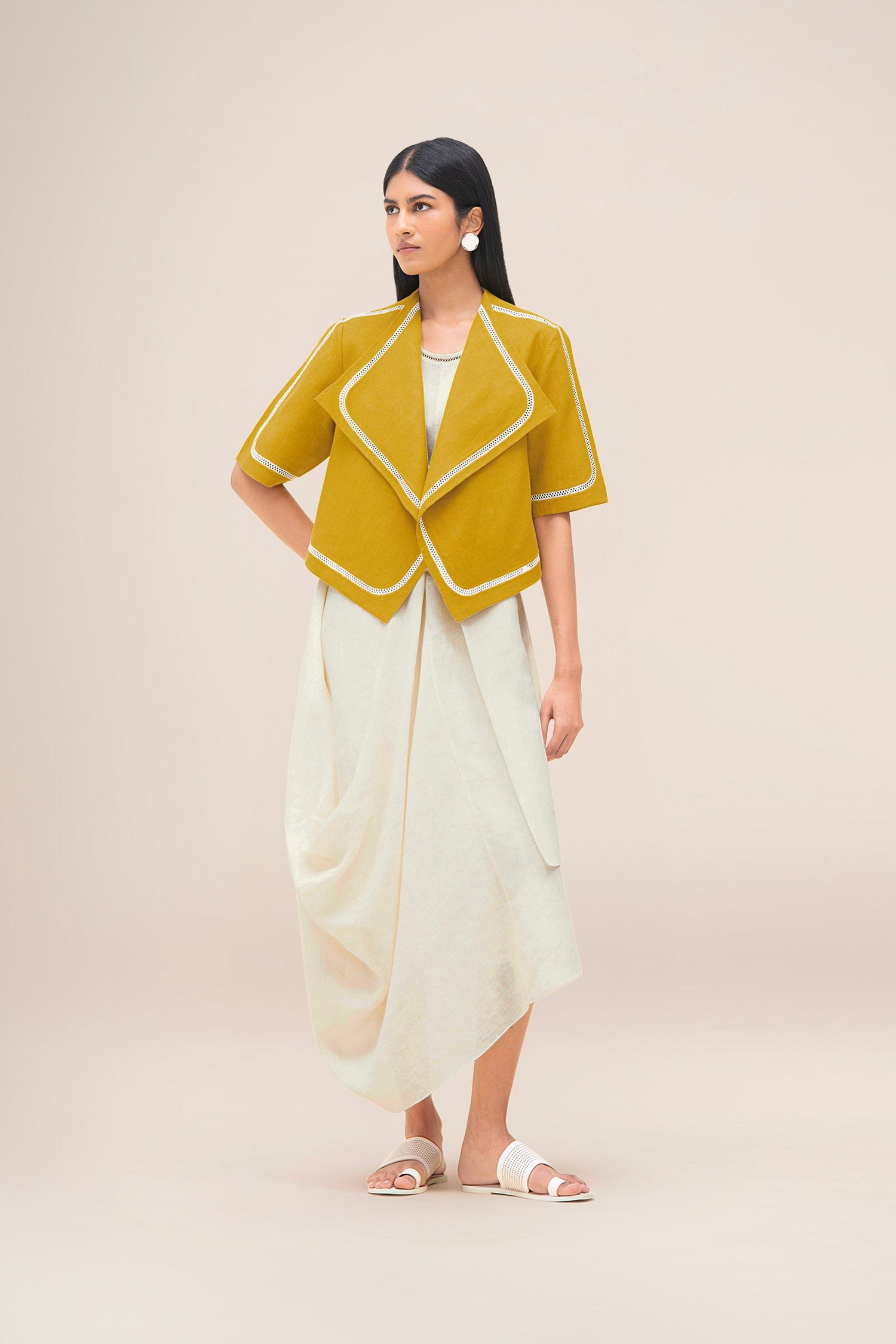  Linen Finch Jacket – Yellow