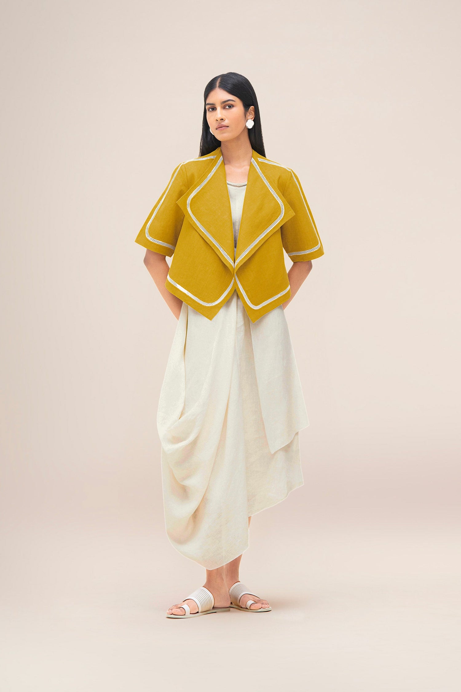  Linen Finch Jacket – Yellow