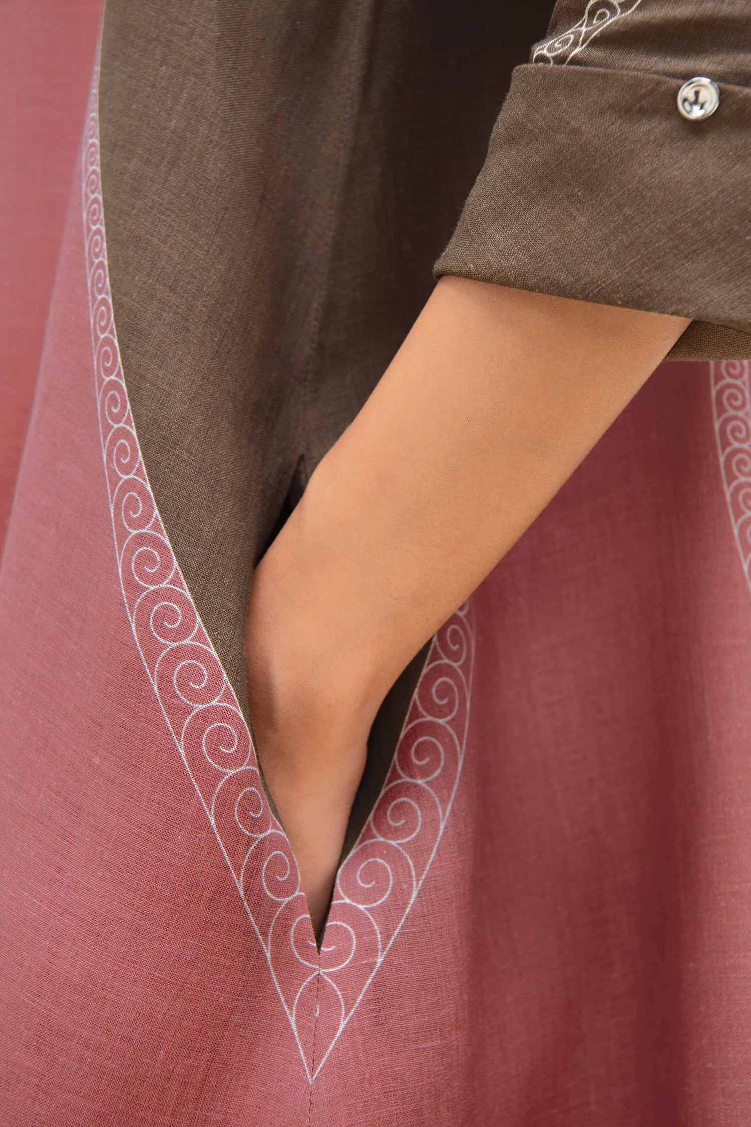  Linen Lark Dress – Pink