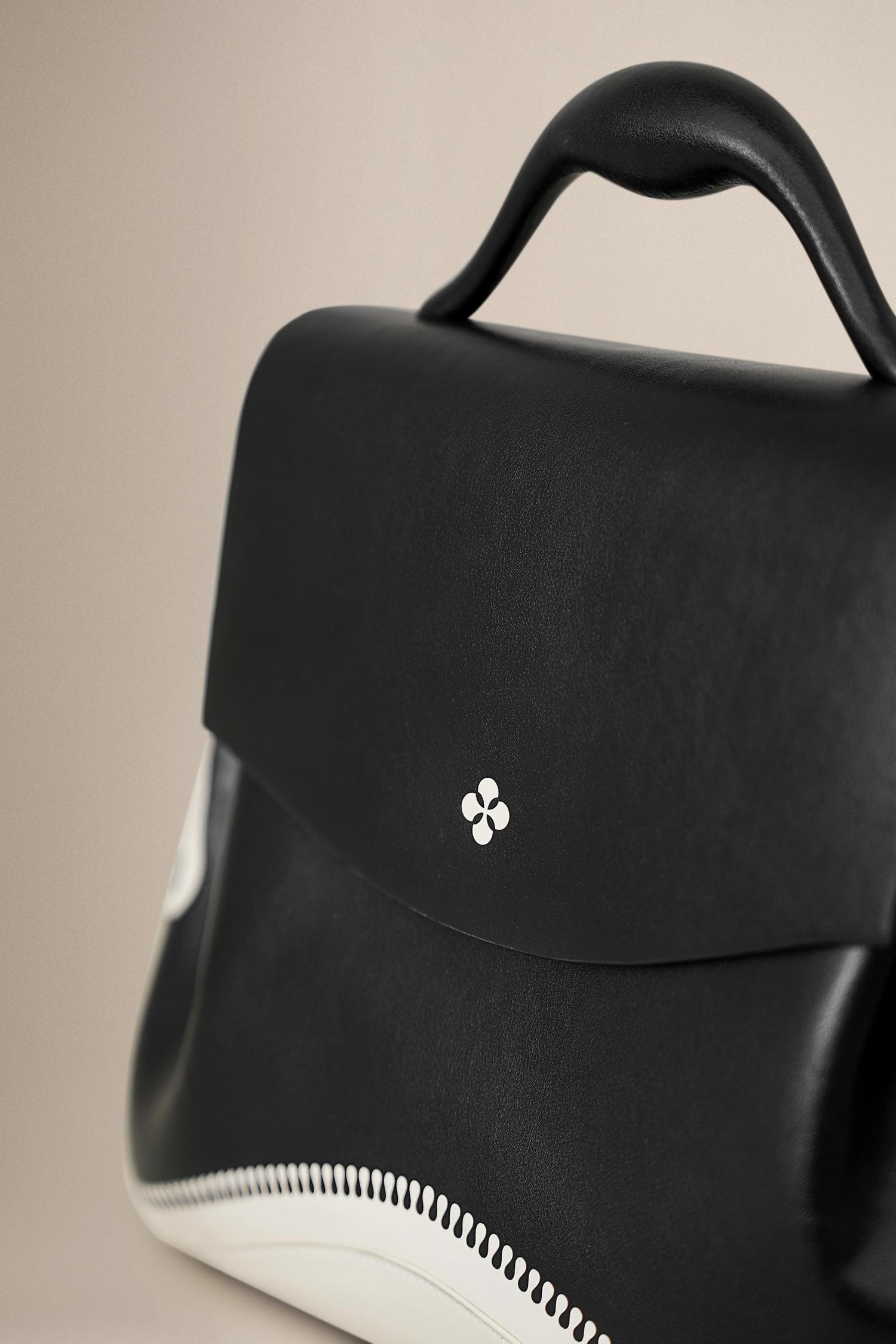  Faux Leather Isola Bag – Black