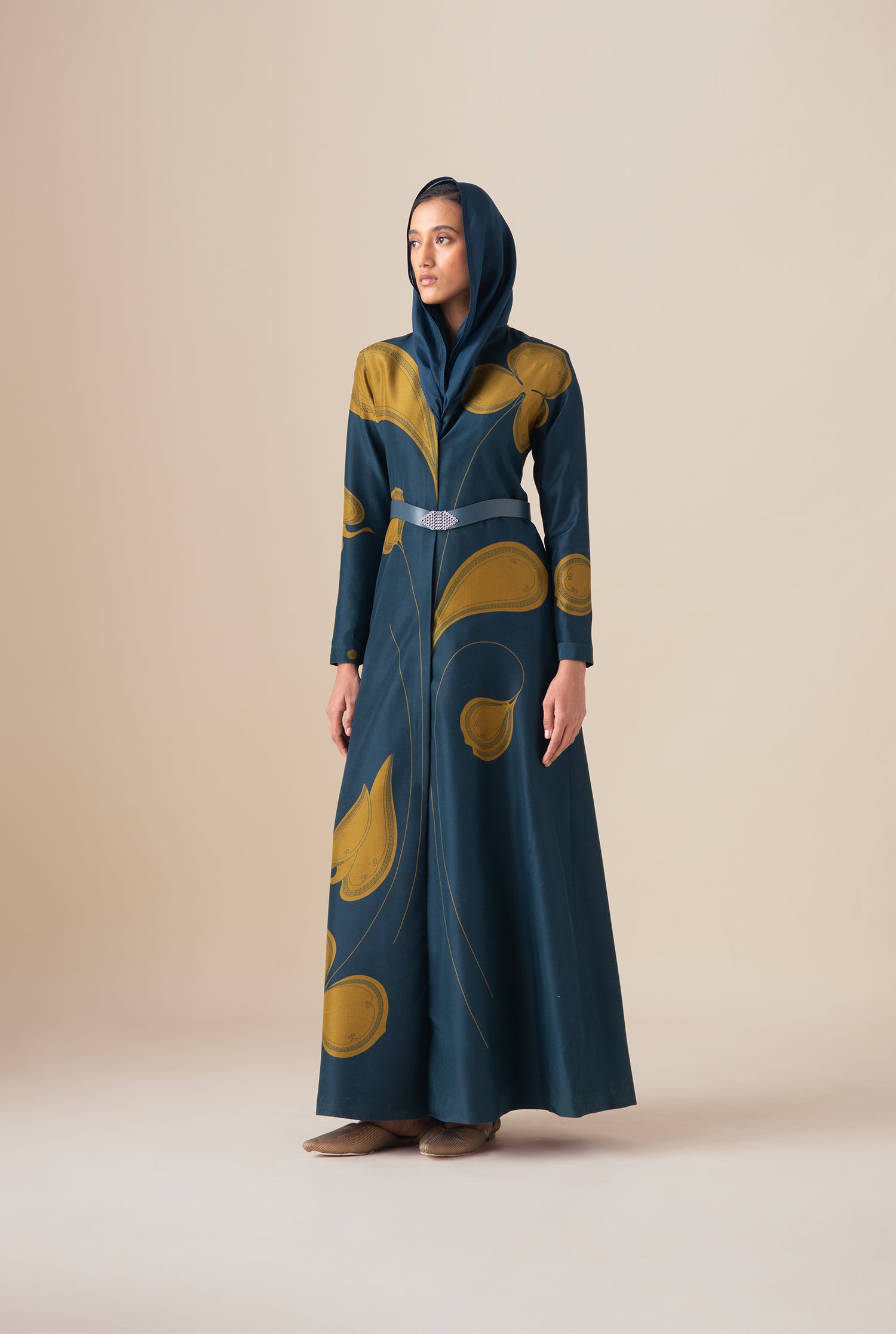  Silk Sultana Scarf – Blue