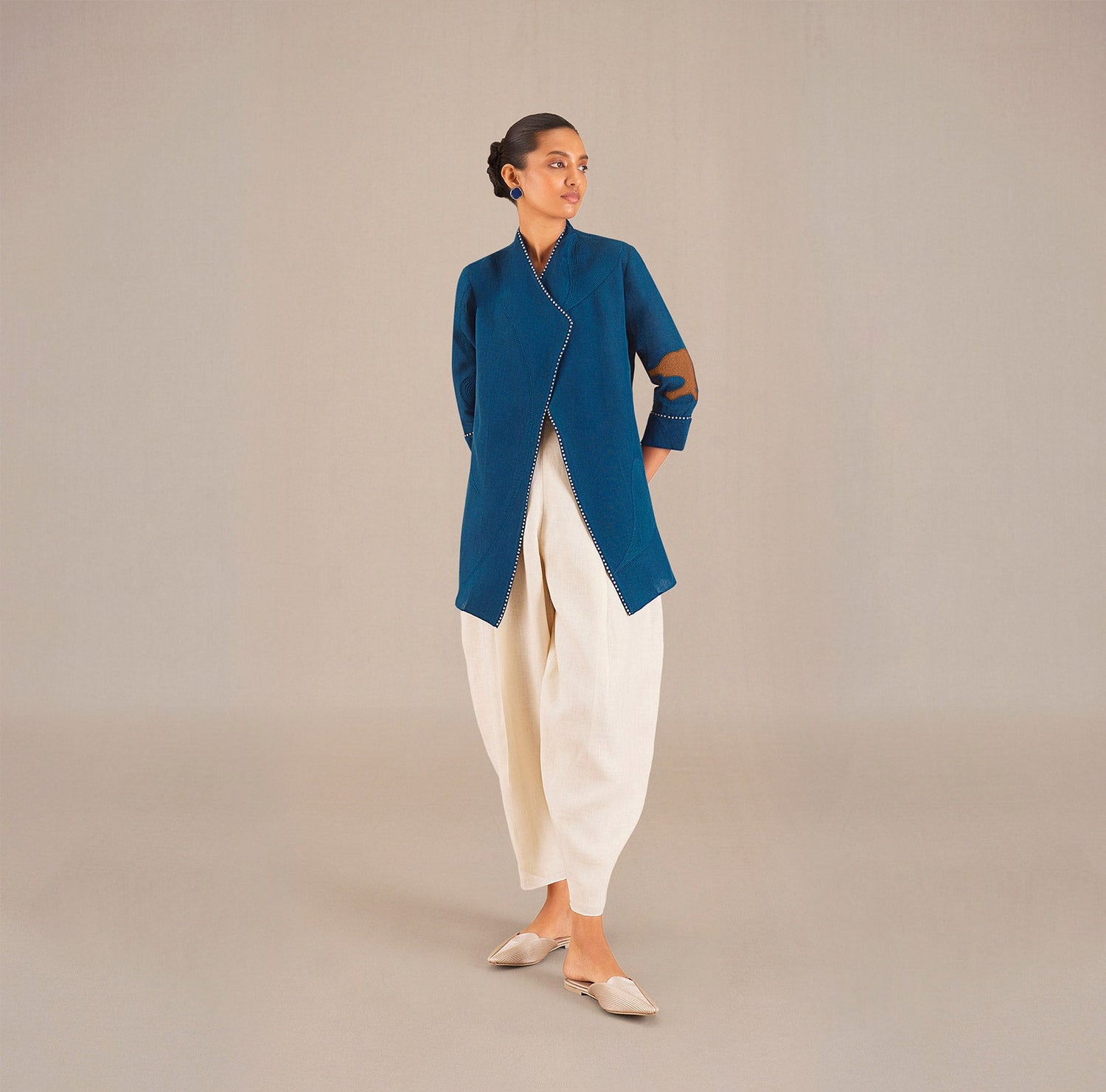 Firuzeh Jacket Set - Teal 