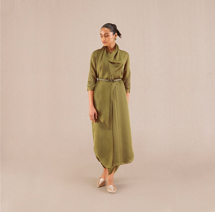 Elena Tunic Set - Green Tea