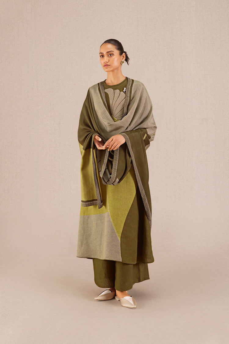 Noah Kurta Set - Olive