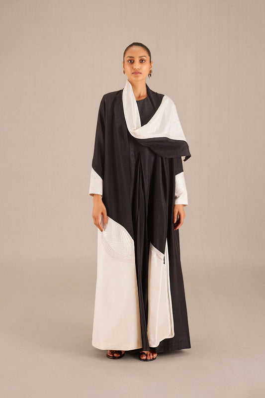 Silk Maleeha Jacket – Black
