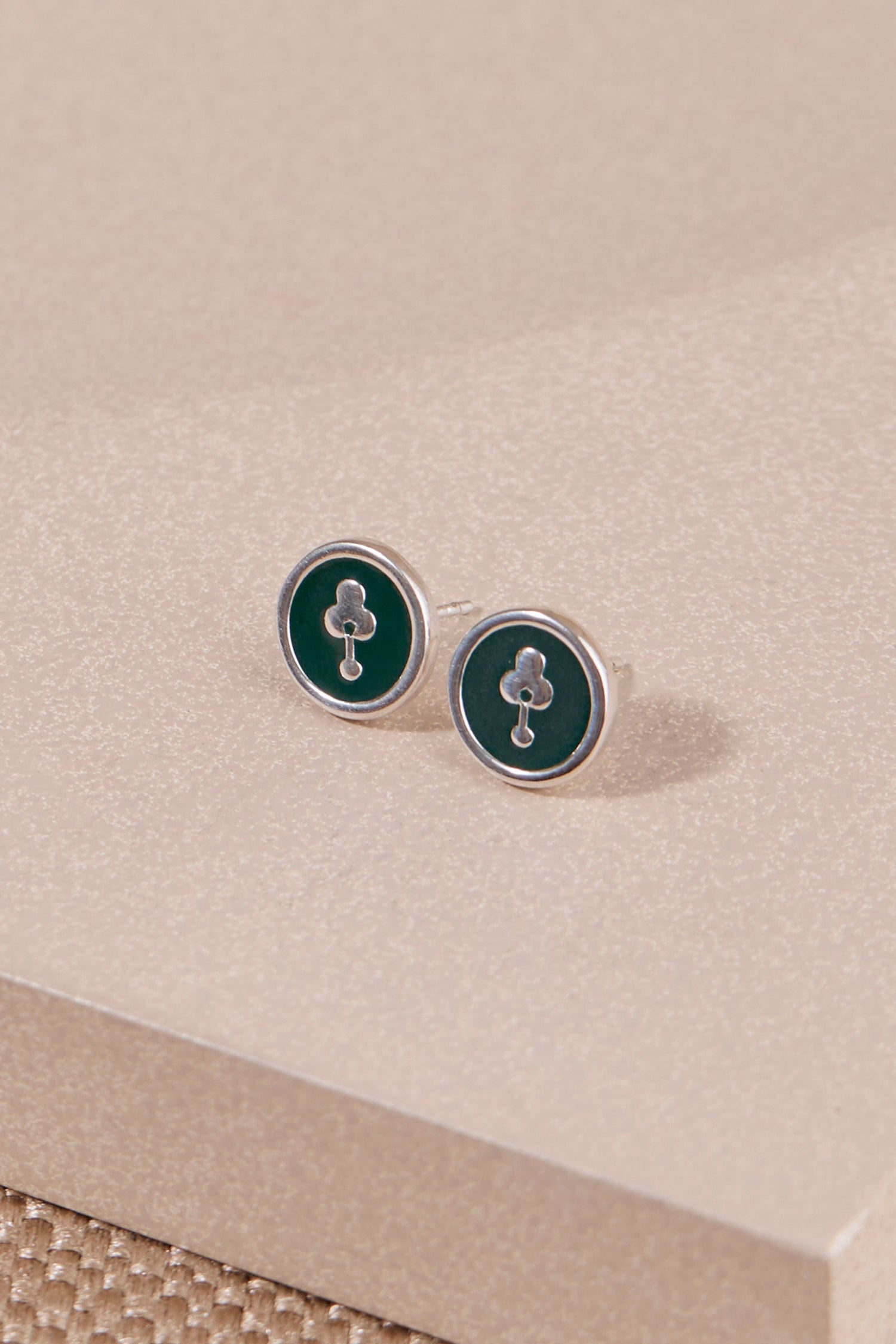 Lana Studs - Green 