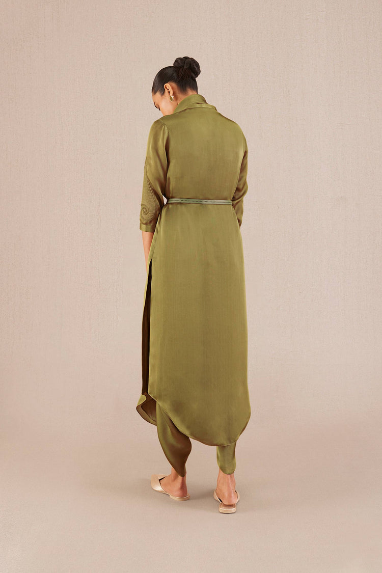 Elena Tunic Set - Green Tea