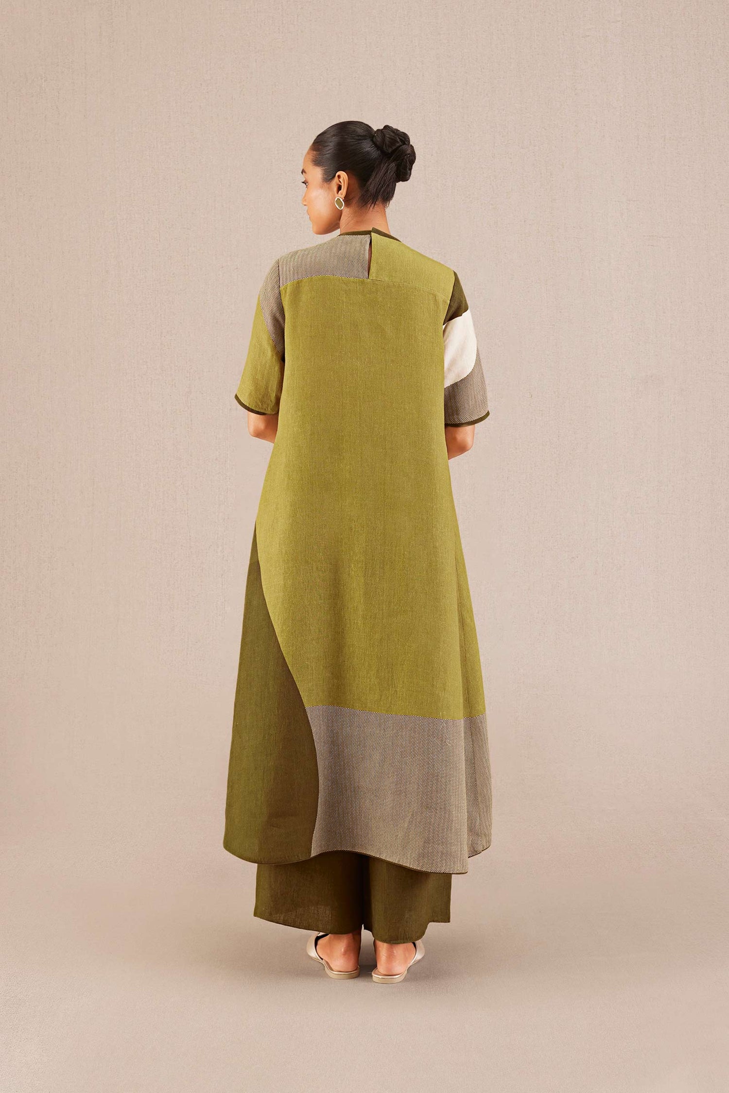 Noah Kurta Set - Olive