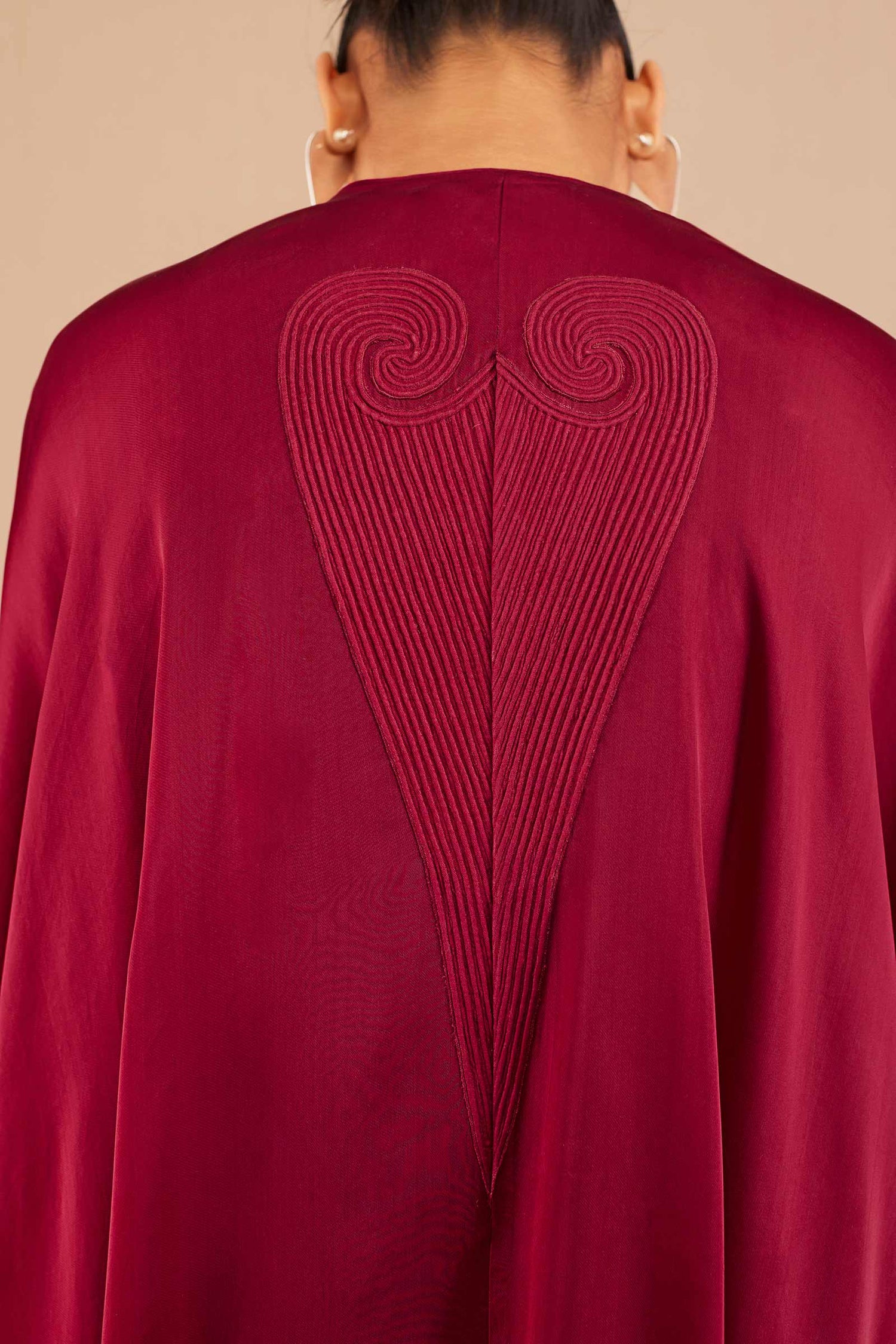 Nyra Cape Set - Wine 